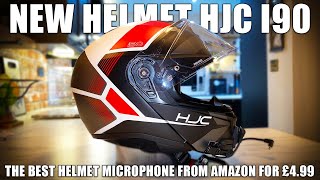 New Helmet HJC i90 amp Possibly The Best Helmet Microphone [upl. by Elinor31]