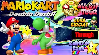 ASM Mario and Yoshi Mario Kart Double Dash All Cup Tour Gameplay [upl. by Bancroft313]