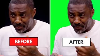 Hot Ones Idris Elba Green Screen Video Template [upl. by Ibur]