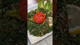 tabbouleh Arabic Salad shortvideo viral youtubeshorts satisfyingvideo salad tabbouleh [upl. by Aracot336]