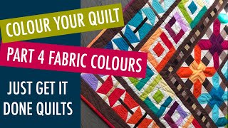 BEGINNER QUILTER  HOW TO CHOOSE COLOURS FOR YOUR QUILT USE THE COLORS THAT YOU WANT TO USE [upl. by Nolrak680]