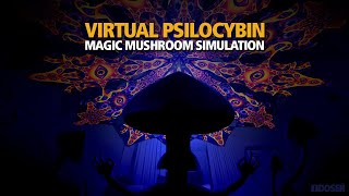 VIRTUAL PSILOCYBIN Powerful Magic Mushroom Simulation [upl. by Iey]