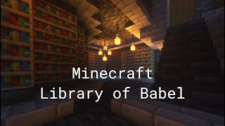 Minecraft Library of Babel  Trailer [upl. by Cohen]