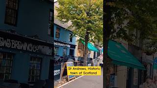 St Andrews UK Most beautiful town of Scotland travel scotland shorts historicscotland [upl. by Labinnah]