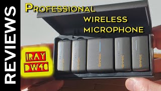 7RYMS iRay DW40 4 Channel Wireless Lavalier Microphone  2024 Review [upl. by Gefen]