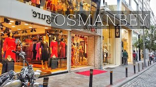 Walking Istanbul  Wholesale Fashion Center Osmanbey Streets 🇹🇷 [upl. by Enitsua]