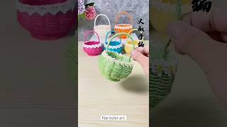 How to make basket crafting craft papercraft diy diycrafts craftideas ytshorts craftycorner [upl. by Gesner979]