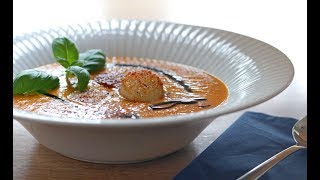 Tomatpeberfrugtsuppe med kammuslinger – antiinflammatorisk [upl. by Salisbury]