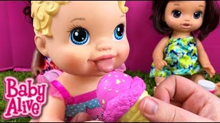 Ice Cream Cone Baby Alive Dolls [upl. by Lehcyar621]