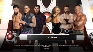 The Brawling Brutes vs The Judgement Day  WWE 2K24 All Stars [upl. by Dorothy]