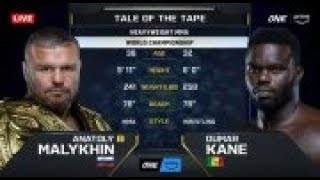 Anatoly Malykhin vs Oumar kana one 169 full fight november 9112024 [upl. by Seely129]