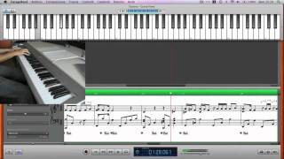 Noemi e Fiorella Mannoia  Lamore si odia piano cover  notation view [upl. by Lanod]