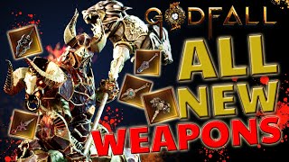 Godfall Ultimate Edition  Exclusive Exalted Tower of Trails Weapons Guide [upl. by Conny63]