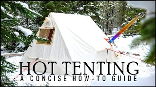 How to Winter Camp in a Hot Tent [upl. by Lustick]