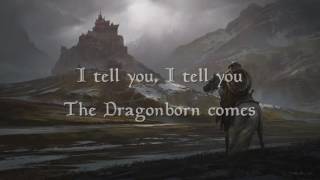 The Dragonborn Comes  Malukah  Lyrics  extended version [upl. by Oiram]