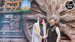 UAE President participates in G20 Summit in India [upl. by Aiht]