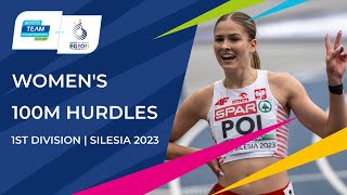 Womens 100m Hurdles  Full race replay  Silesia 2023 European Athletics Team Championships [upl. by Dihaz126]