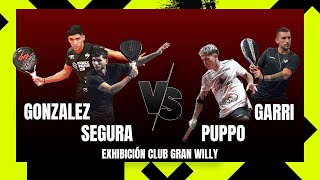 EXHBICIÓN DE PADEL  INAUGURACIÓN DE CANCHAS CLUB GRAN WILLY [upl. by Amelus]