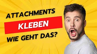 Attachments kleben wie macht der Kieferorthopäde das [upl. by Gnirol]