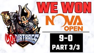 WE WON NOVA OPEN 2024 Part 33 Chaos Cult  Pariah Nexus Competitive  Warhammer 40k Battle Report [upl. by Jedd240]