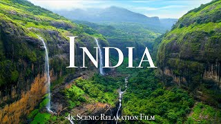 India 4K  Scenic Relaxation Film With Inspiring Music [upl. by Enoyrt]