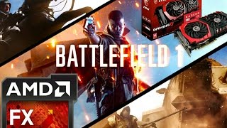 GTX 1060  Battlefield 1 Beta FX 6350 DirectX 11  1080p [upl. by Nroht]