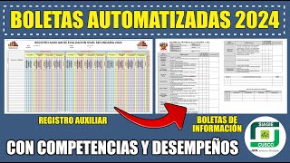 Generador Boletas de Información 2024  Genera LIBRETAS a partir de un Registro [upl. by Estel]