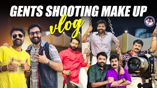 Gents shooting make up vlog  BTS  Shooting Atrocities  Rajkamal Latha Rao [upl. by Sollows]