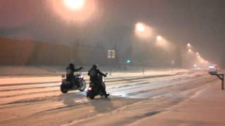 Motorcycles and Snow  Anchorage AK  by Geoff Oliver [upl. by Errot346]