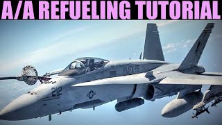 FA18C Hornet Air To Air Refueling Tutorial  DCS WORLD [upl. by Fasano]