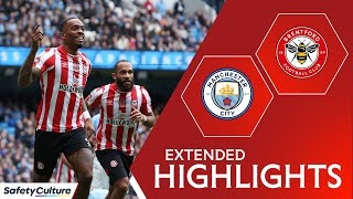 Manchester City 12 Brentford  Toney causes absolute LIMBS  Extended Highlights [upl. by Yddet]