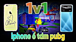 2024 iPhone 6 pubg mobile TDM 1v1 [upl. by Burchett]