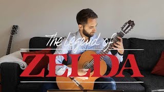 Title Theme  The Legend of Zelda NES on Guitar [upl. by Goldsmith]