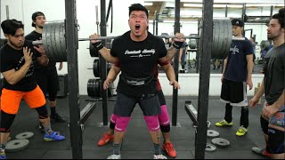 STAFF MOCK MEET  SQUATS w COMMENTARY [upl. by Nulubez]