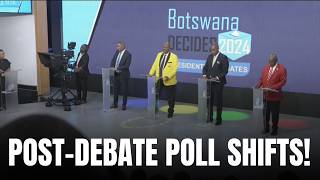 2024 Botswana Election Poll Shifts Saleshando Leads Masisi Declines After Debate [upl. by Asined]