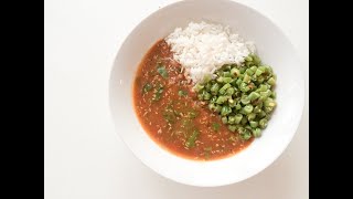 Spicy SouthIndian Soup with Green Beans  Sattvic Vegan Recipe [upl. by Toor872]