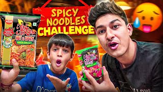 Spicy noodles challenge with kunali 🥵 [upl. by Sethrida]