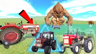 New Swaraj Tractor Gameplay and Cheat Code 😍 In Indian Bike Driving 3D indianbikedriving3d game [upl. by Ecertak]