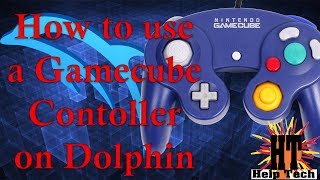 How to get a Gamecube Controller to work with Dolphin Emulator No driver install [upl. by Doowyah]