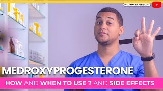 Medroxyprogesterone How to Use It amp 3 Common Side Effects [upl. by Eskil342]