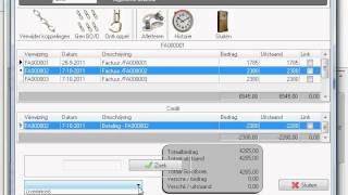 Korte uitleg Afletteren openstaande posten in osFinancials [upl. by Zile]