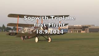 Sopwith Triplane poprvé ve vzduchu [upl. by Kensell]