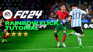 FC 24  RAINBOW FLICK TUTORIAL  Xbox amp Playstation [upl. by Nnor295]