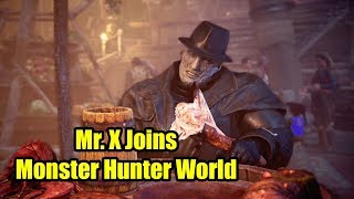 Mr X Joins Monster Hunter World  All Cutscenes  Iceborne [upl. by Acir]