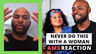 Three Things A Man Should Never Do With A Woman  Alpha Male Strategies AMS REACTION [upl. by Enialed384]