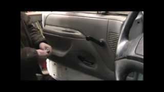 Replacing interior door handles on a 1996 Ford F250 [upl. by Elatsyrc]