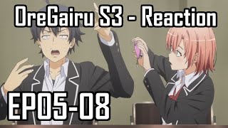 Dummy Prom and Rap Battles  OreGairu S3 EP0508  Reaction [upl. by Rengaw]