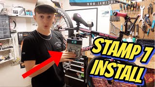 INSTALLING CRANK BROTHERS STAMP 7 PEDALS ON MY WHEELIE BIKE BEST PEDALS [upl. by Anitrak]