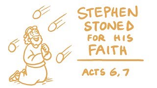 Stephen Stoned for His Faith Bible Animation Acts 67 [upl. by Chapnick494]