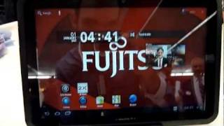 Fujitsu F01D Tablet Wasserdicht im Hands On [upl. by Seravaj902]